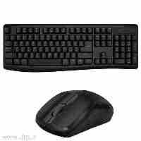 کیبورد و ماوس بی سیم رپو X1800 PRO مشکی