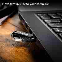 فلش مموری سن دیسک Ultra Dual Drive Go ظرفیت128گیگUSB3