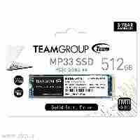 اس اس دی M.2 تیم  MP33 NVME ظرفیت512گیگابایت