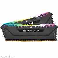 رم کامپیوتر کورسیرVengeance RGB Pro SL DDR4 3200MHZظرفیت32گیگابایت دوکاناله