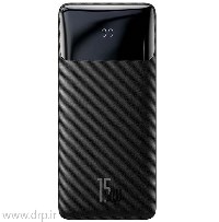 پاوربانک باسئوس PPDML-J01 15W  ظرفیت 20000 میلی آمپر مشکی