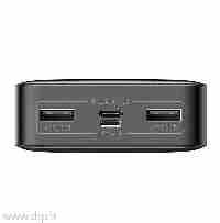 پاوربانک باسئوس PPDML-J01 15W  ظرفیت 20000 میلی آمپر مشکی