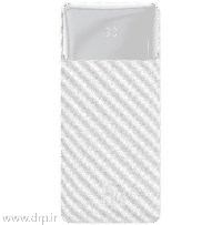 پاوربانک باسئوس PPDML-J01 15W  ظرفیت 20000 میلی آمپر سفید