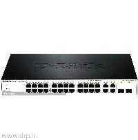 سوئیچ 28 پورت رکمونت گیگابیت دی لینک 100/1000مدل DES-1210-28