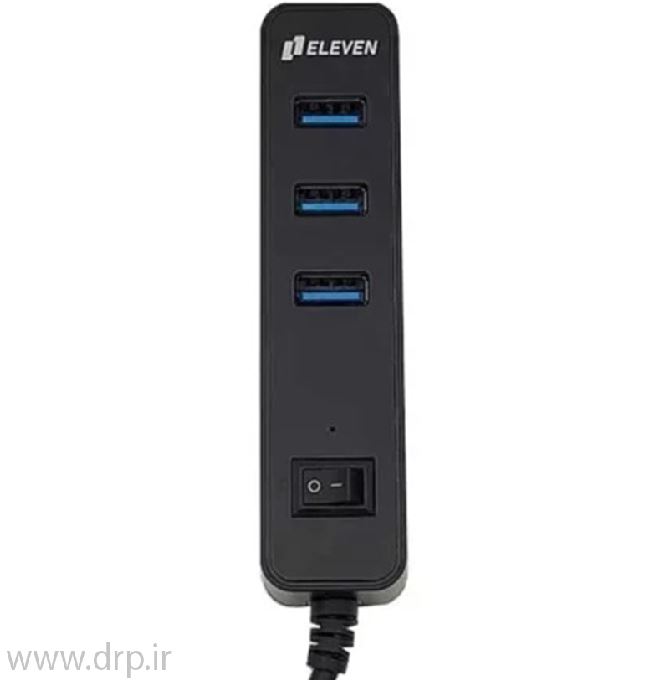 هاب یو اس بی 4 پورت USB3 الون ELEVEN H302