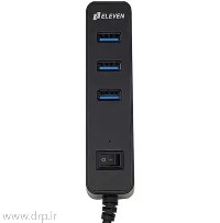 هاب یو اس بی 4 پورت USB3 الون ELEVEN H302