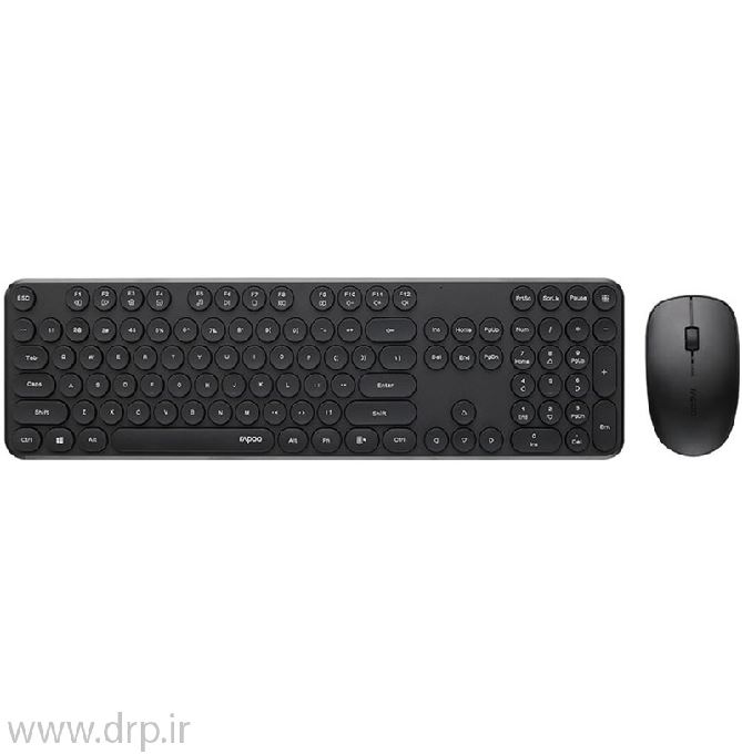 کیبورد و ماوس بی سیم رپو X260S مشکی