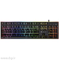 کیبورد گیمینگ RGB باسیم لاجی کی مدل K210B مشکی