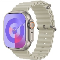 ساعت هوشمند HK10 ULTRA3 MAX  نقره ای