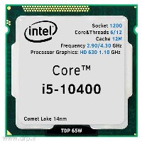 سی پی یو اینتل I5-10400 2.9GHZ 1200 BOX 12MB