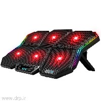 پایه خنک کننده لپ تاپ کول کلد 6 فن مدل K40 RGB