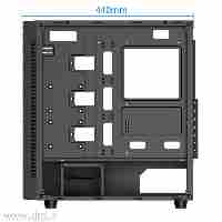 کیس دیپ کول MATREXX 50 ADD-RGB 4F