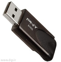 فلش مموری پی ان وای Attache 4 ظرفیت 64 گیگ مشکی