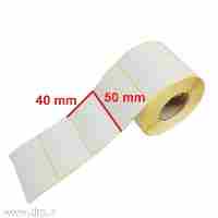 رول لیبل 40*50 تک ردیف 980 عدد حرارتی