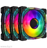 فن کیس لاجی کی ARGB مدل LK-F326B بسته سه عددی