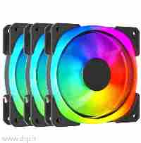 فن کیس لاجی کی ARGB مدل LK-F323B بسته سه عددی