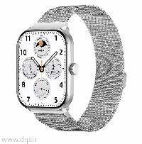 ساعت هوشمند گلوریمی GC PLUS نقره ای بند مگنتی فلزی استیل