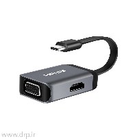 تبدیل تایپ سی به VGA/HDMI 4K فیلیپس