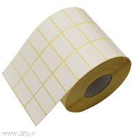 رول لیبل 35*25 سه ردیف 6000 عدد کاغذی